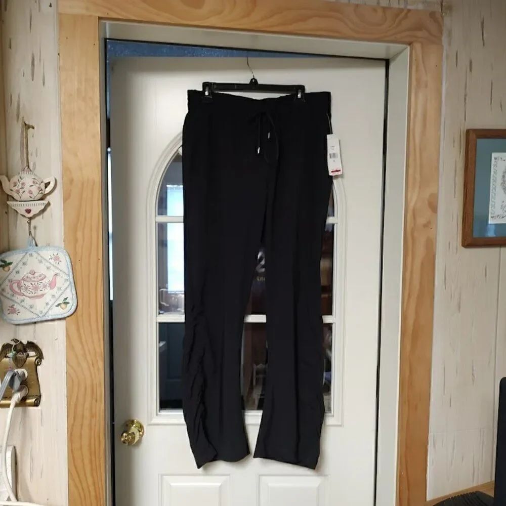New Ralph Lauren Active Black Pants Size Women's 12